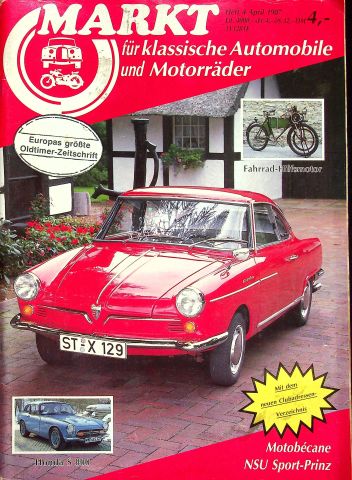 Deckblatt Oldtimer Markt (04/1987)